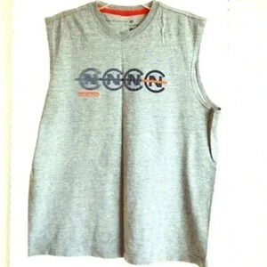 Nautica men muscle tee/workout tee/gray/sm…